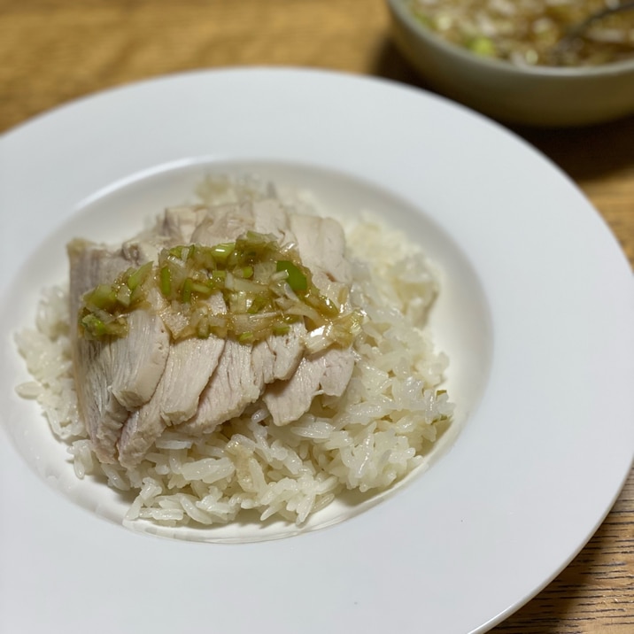 炊飯器でカオマンガイ風「おつまみ」